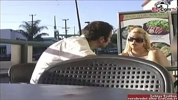 play Blonde babe with big tits pick up at the street for a fuck